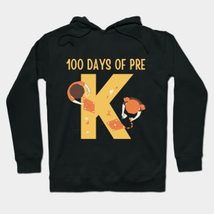 100 Days of Pre-K Teacher Learning Fun Educational Activity Hoodie